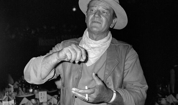 John Wayne was a heavy smoker